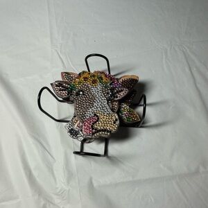 Colorful Cow Coaster Set